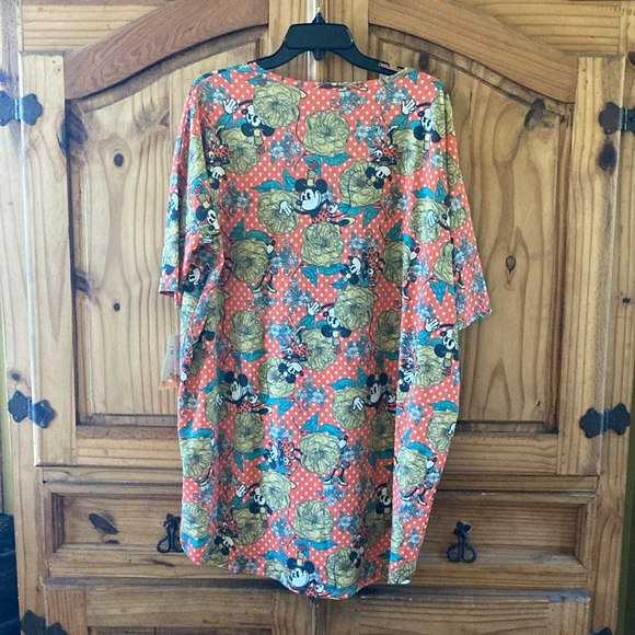 Lularoe Disney Mickey Irma shirt sleeve tunic shirt size XL - NWT - Picture 6 of 7